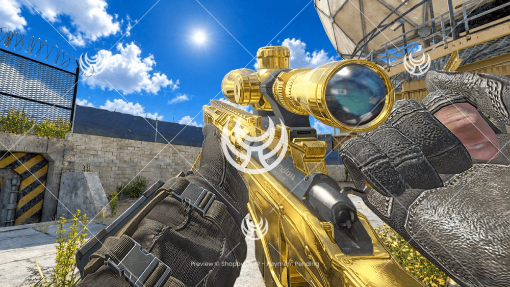 MSR with Gold camo — Modern Warfare 3 YouTube thumbnail