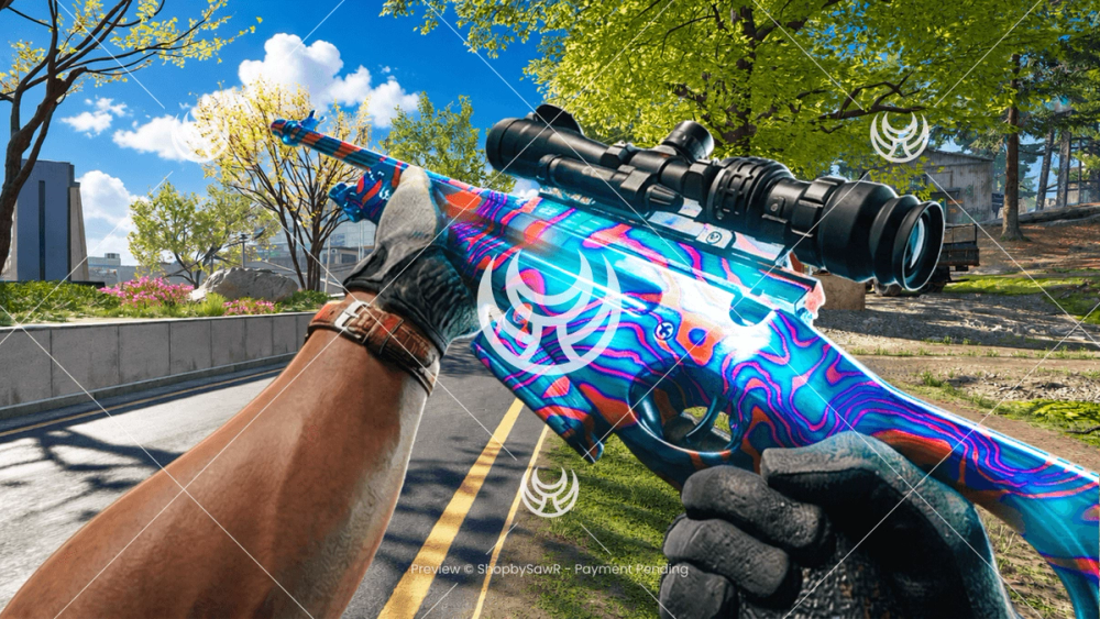 KG7 Vulcan with Damascus camo — Modern Warfare 4 YouTube thumbnail