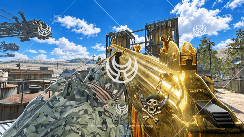 Galil with Gold camo — Black Ops YouTube thumbnail