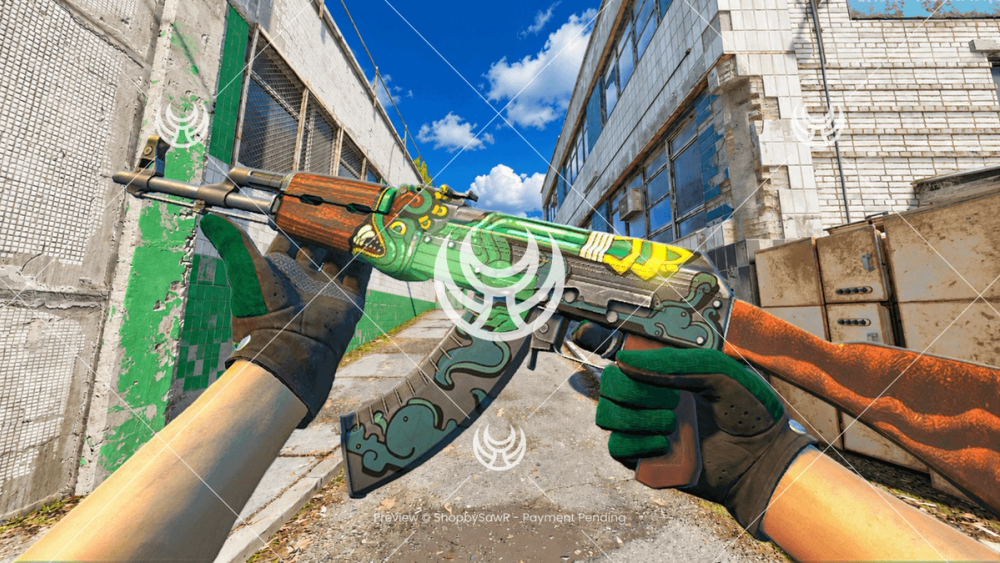 AK-47 with Fire Serpent camo — Counter-Strike 2 YouTube thumbnail
