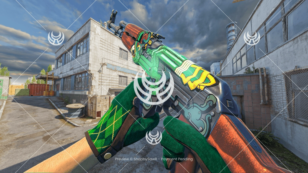 AK-47 with Fire Serpent camo — Counter-Strike 2 YouTube thumbnail