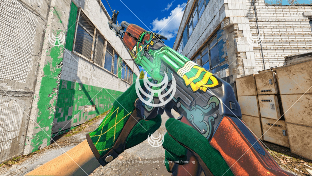 AK-47 with Fire Serpent camo — Counter-Strike 2 YouTube thumbnail