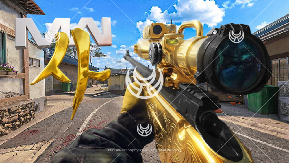 KG7 Vulcan with Gold camo — Modern Warfare 4 YouTube thumbnail