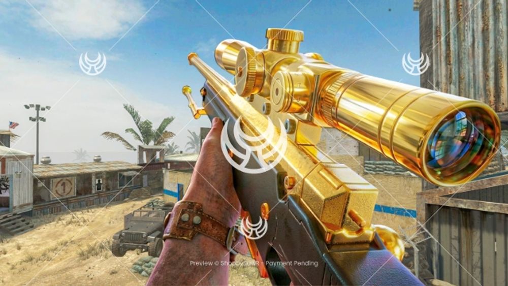 L96A1 with Gold camo — Black Ops YouTube thumbnail