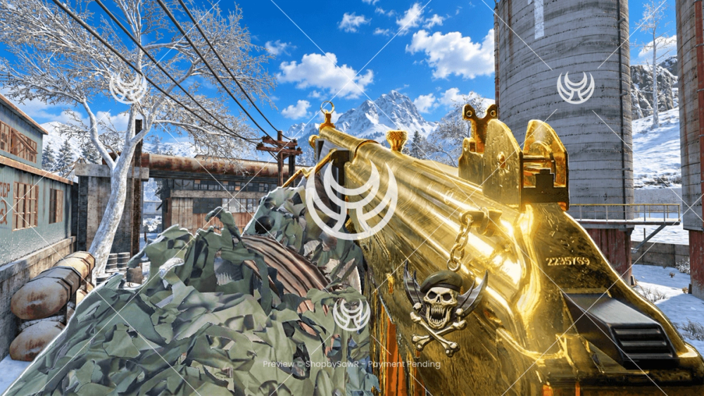 Galil with Gold camo — Black Ops YouTube thumbnail