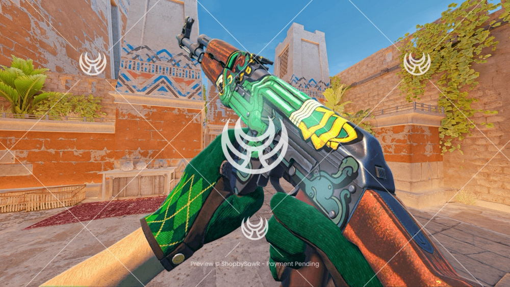 AK-47 with Fire Serpent camo — Counter-Strike 2 YouTube thumbnail