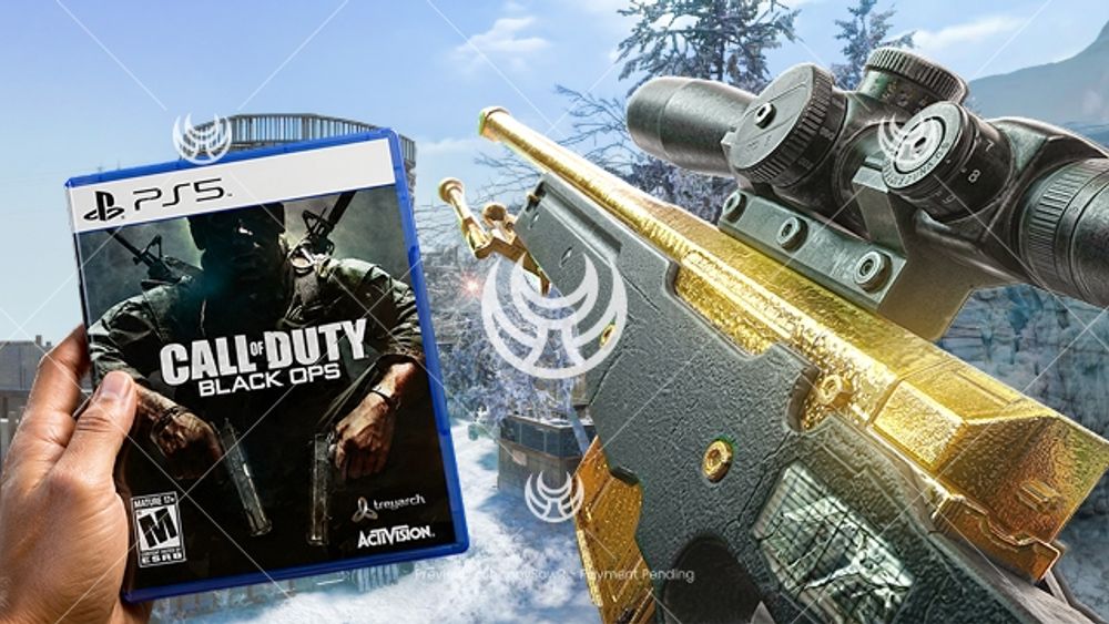 L96A1 with Gold camo — Black Ops YouTube thumbnail