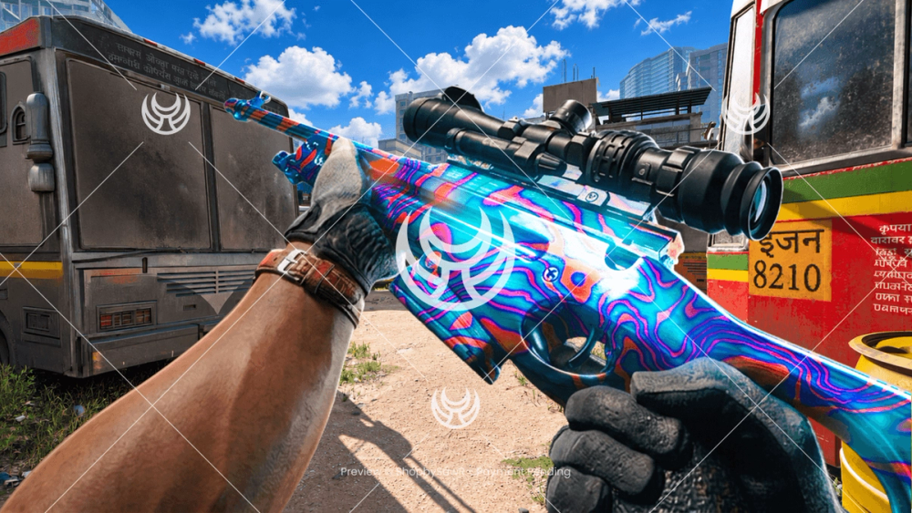 KG7 Vulcan with Damascus camo — Modern Warfare 4 YouTube thumbnail