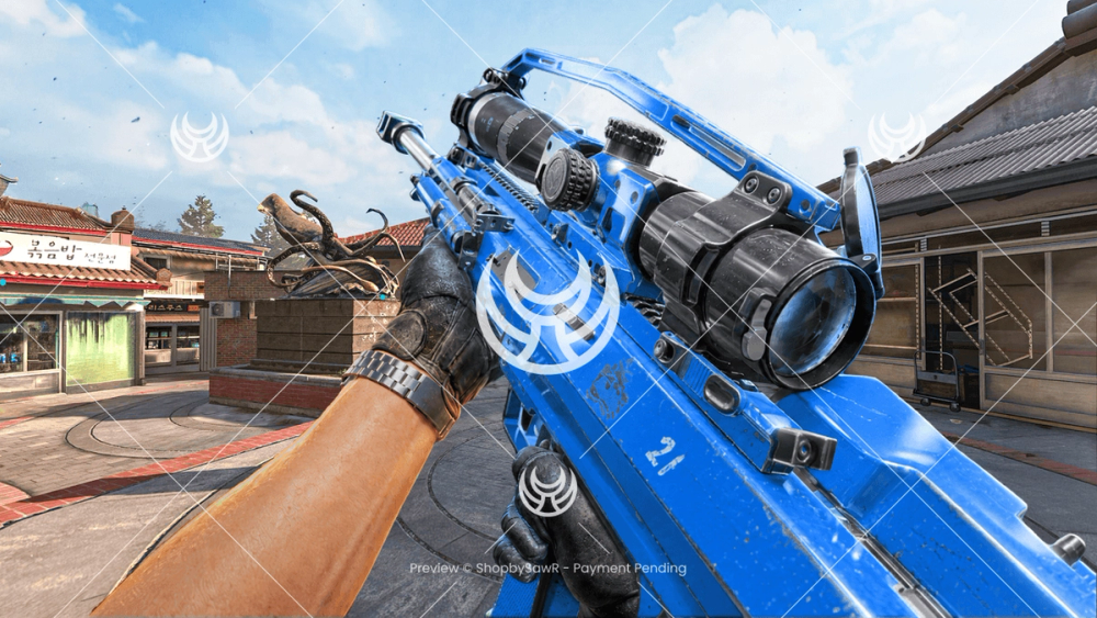 Signal 50 with Blue camo — Modern Warfare 4 YouTube thumbnail