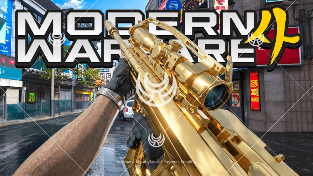 Signal 50 with Gold camo — Modern Warfare 4 YouTube thumbnail