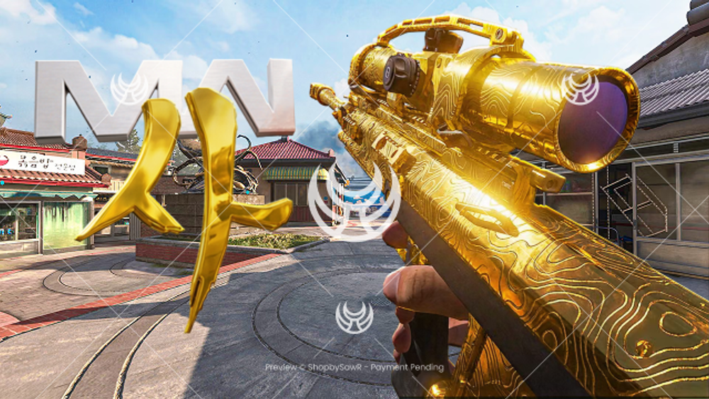 Signal 50 with Gold camo — Modern Warfare 4 YouTube thumbnail