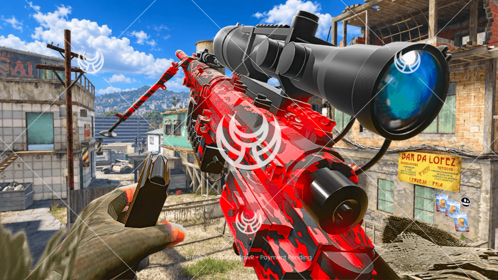 Intervention with Red Tiger camo — Modern Warfare 2 YouTube thumbnail