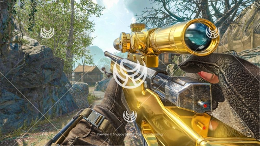 L96A1 with Gold camo — Black Ops YouTube thumbnail