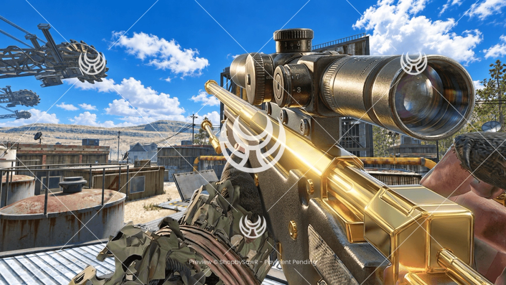 L96A1 with Gold camo — Black Ops YouTube thumbnail