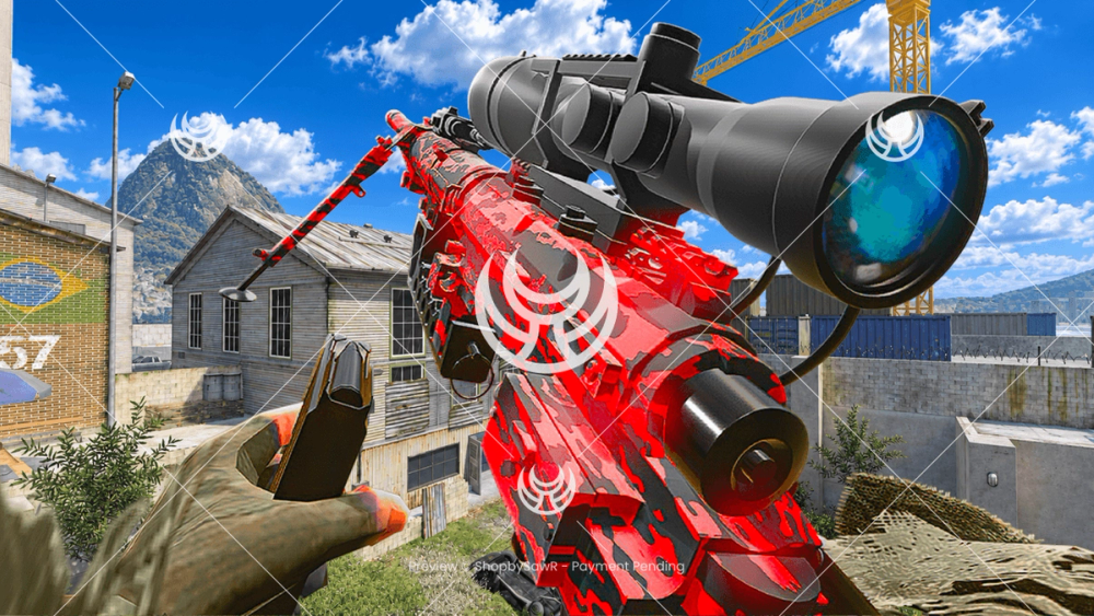 Intervention with Red Tiger camo — Modern Warfare 2 YouTube thumbnail