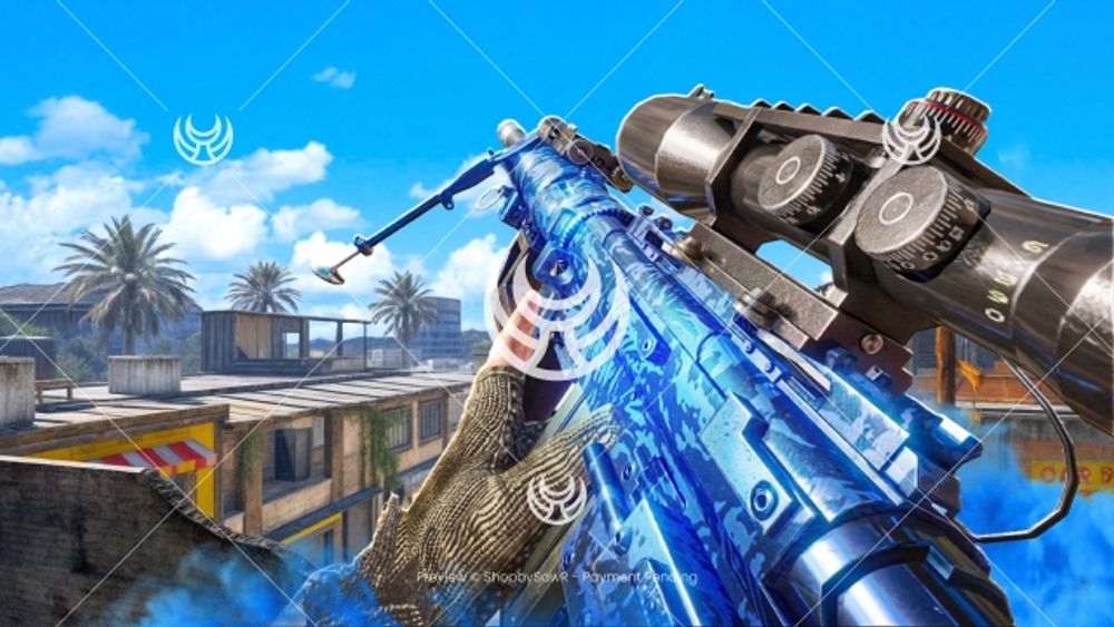 Intervention with Blue Tiger camo — Modern Warfare 2 YouTube thumbnail