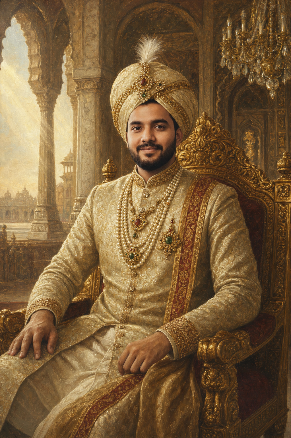 Royal Maharaja / Maharani Portrait