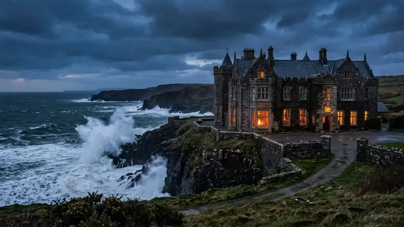 Luxury storm-watching on the Wild Atlantic Way at a coastal Irish manor.
