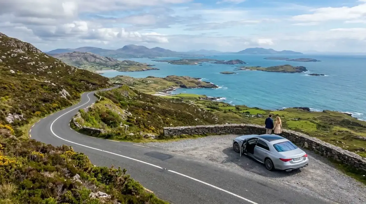 Stunning views from the Sky Road in Connemara, Ireland.
