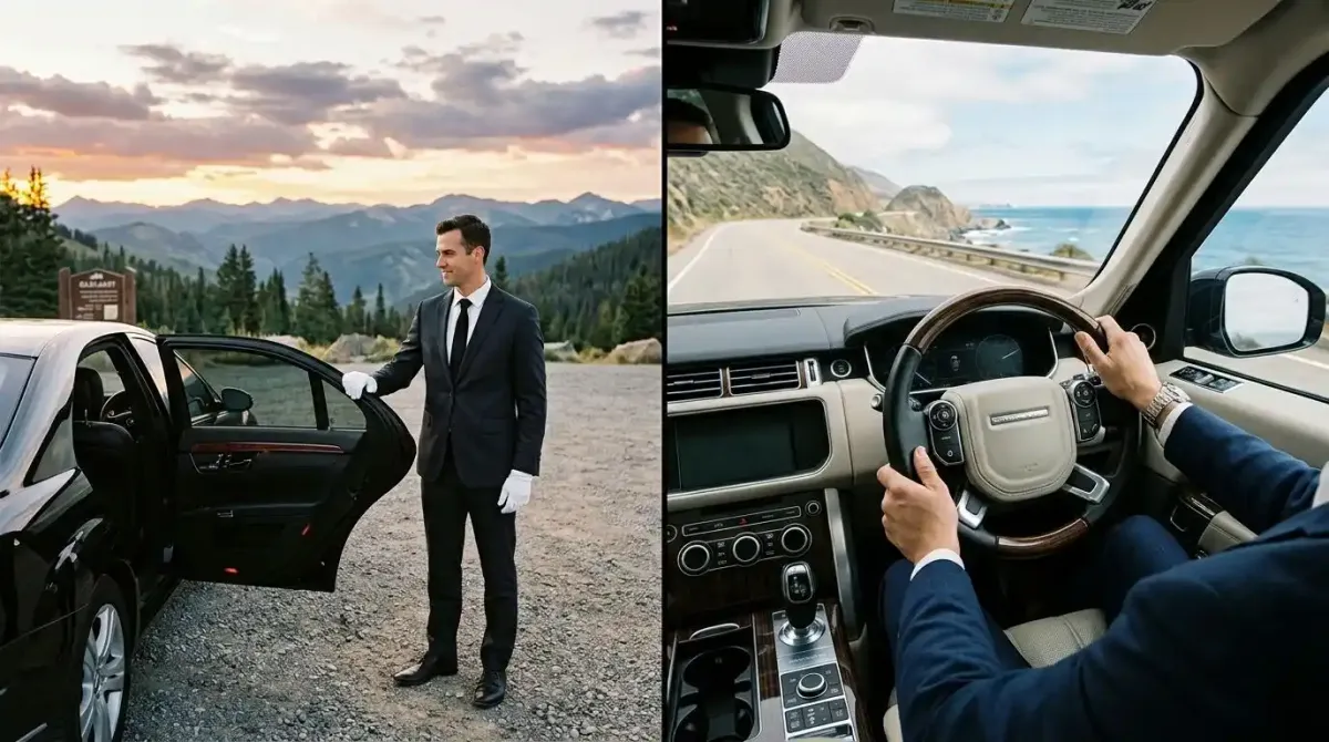 Comparing the curated premium self-drive experience with the white-glove private chauffeur tour service.