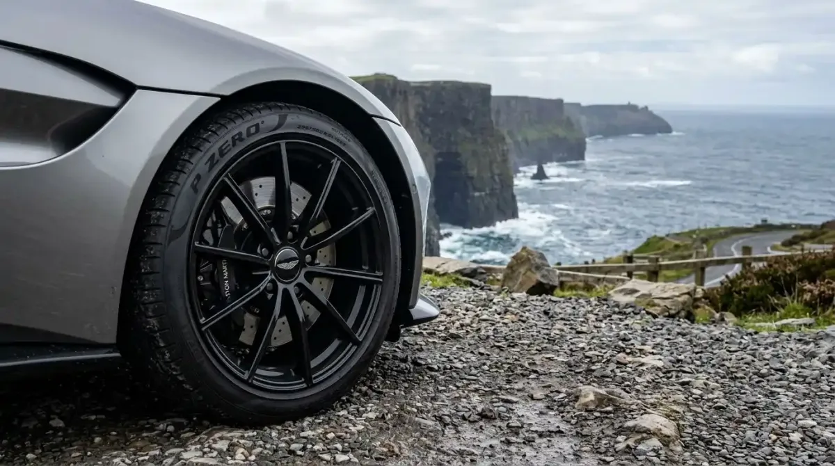 Total peace of mind with comprehensive, zero-deductible insurance coverage on rural Irish roads.