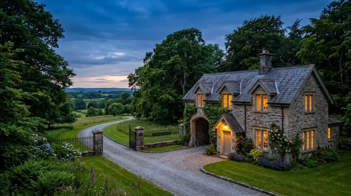 A luxury standalone castle gate lodge perfect for multi-generational family vacations.