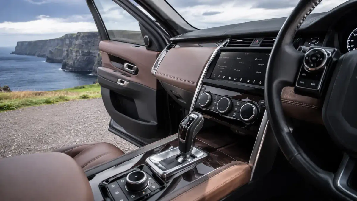 A high-performance premium automatic vehicle secured for an independent self-drive vacation package.