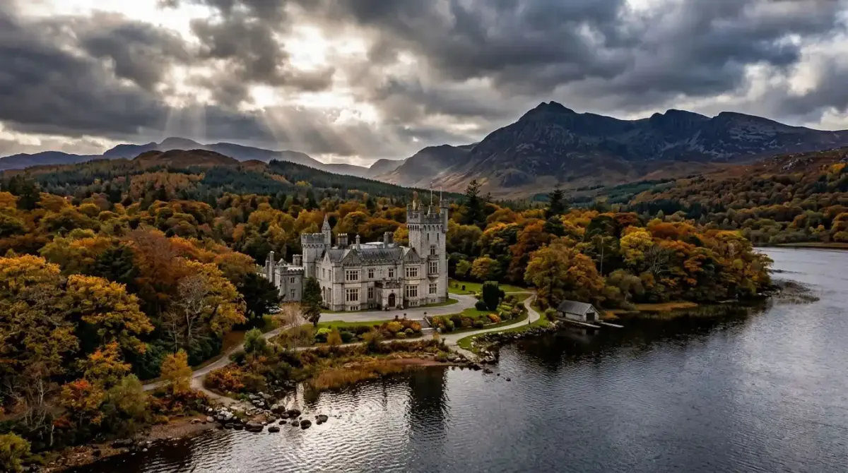 The rugged luxury of Lough Eske Castle in the Donegal countryside.