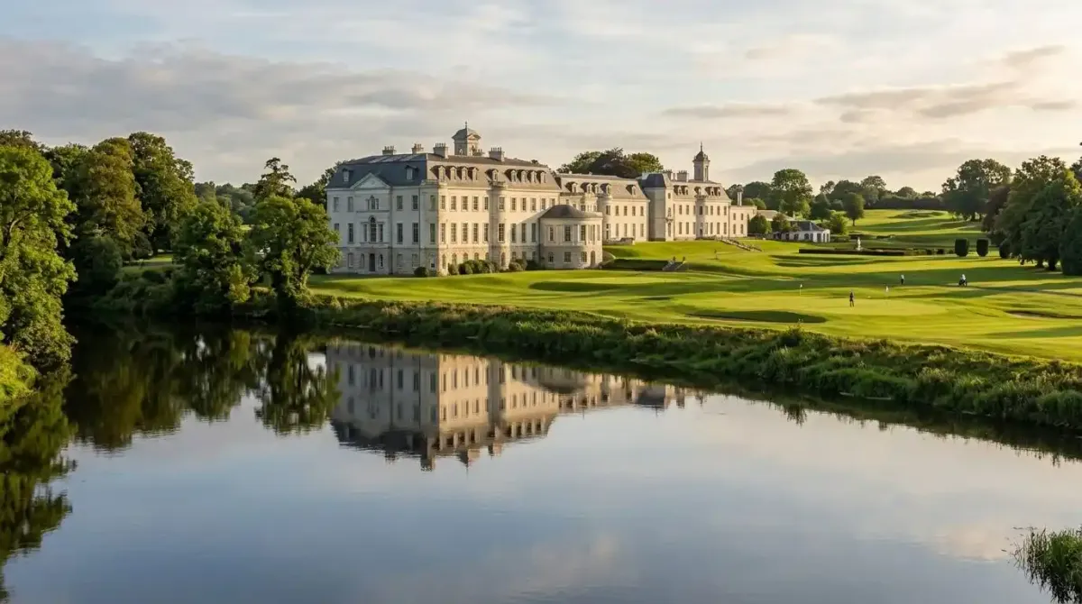 The French-inspired Straffan House at The K Club in County Kildare.