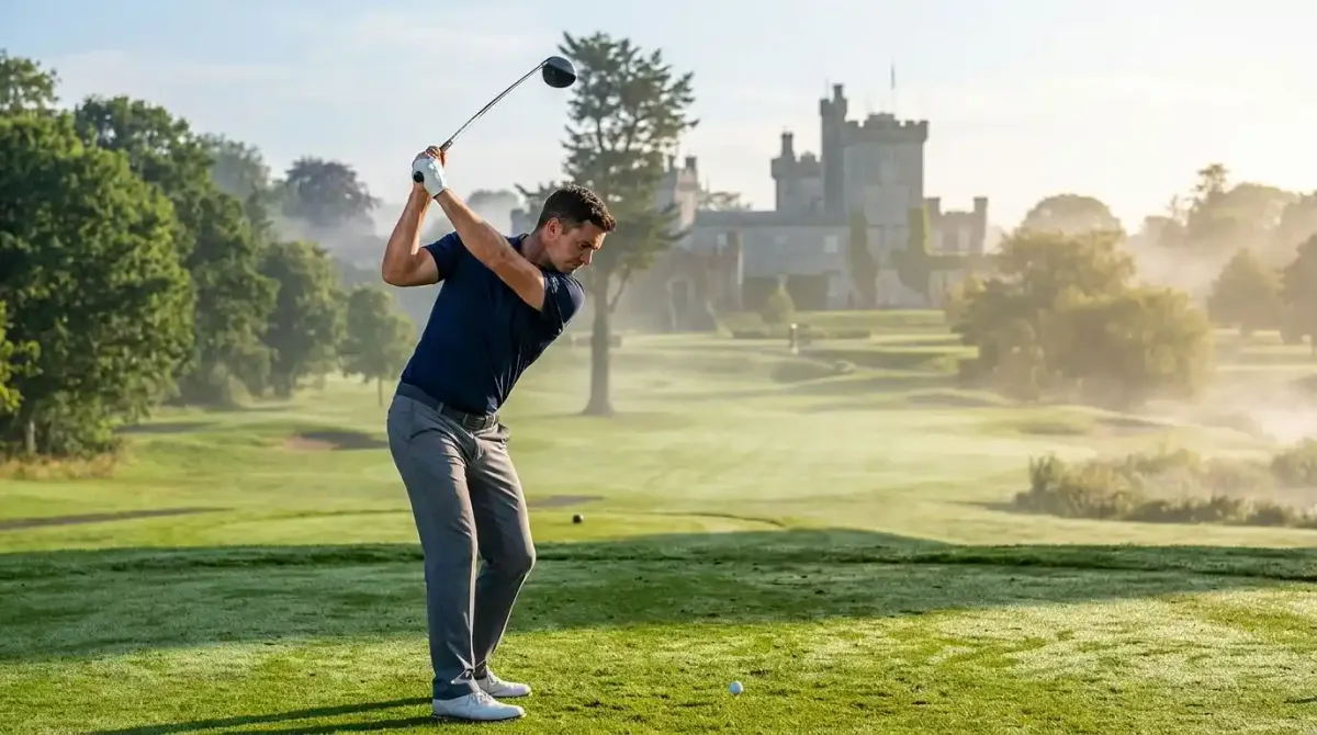 Championship golf at the Dromoland Castle estate in County Clare.