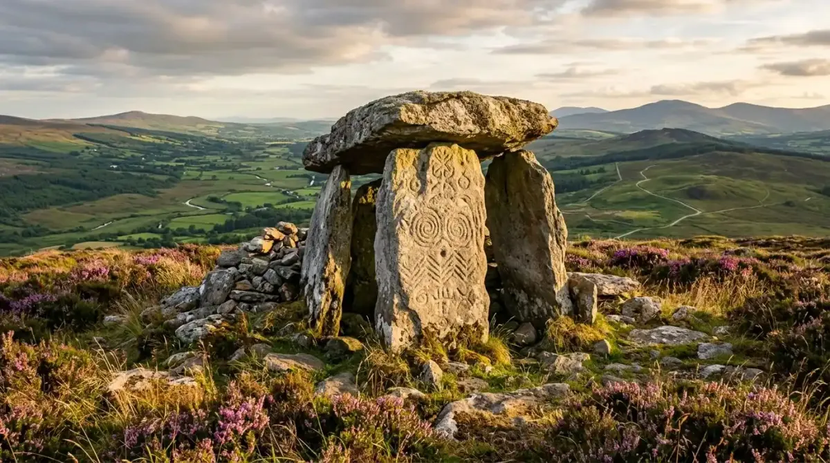 An ancient prehistoric megalithic monument discovered along an exclusive heritage walking path.