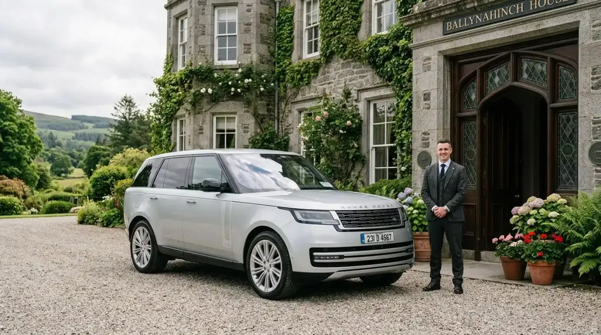 A premium automatic vehicle secured for a curated self-drive vacation package in Ireland.