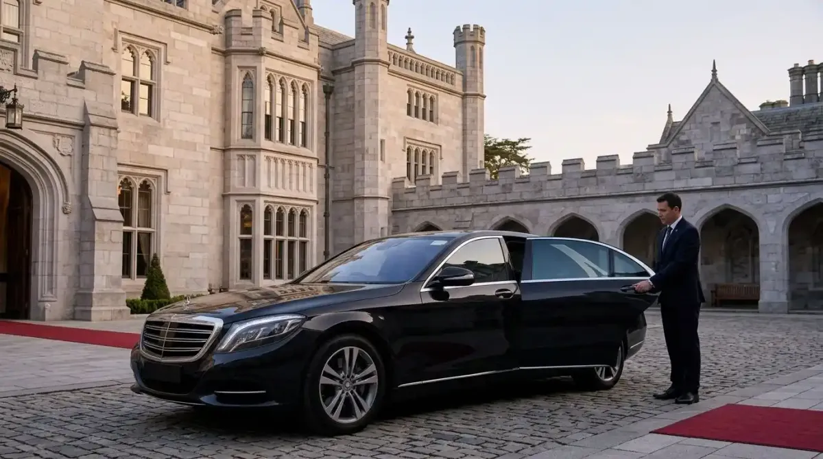 The seamless luxury of a private chauffeur tour at Adare Manor.