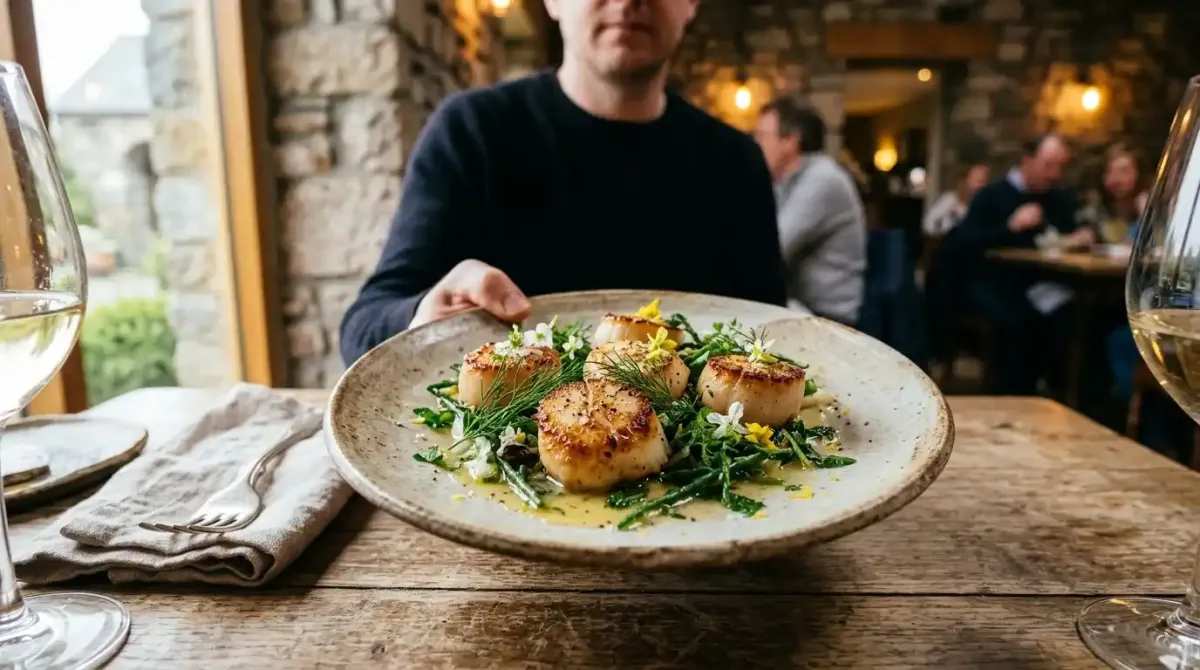 A high-end seafood dinner experience part of a curated Ireland itinerary.