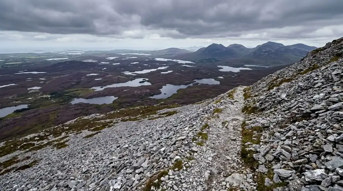 Conquering the challenging quartzite ridges and glaciated valleys of Connemara on an elite trekking vacation.