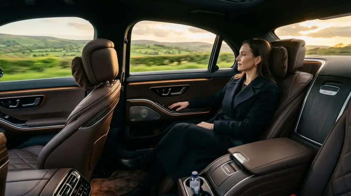 The effortless comfort and local route expertise provided by a private Celtic Vacations chauffeur.