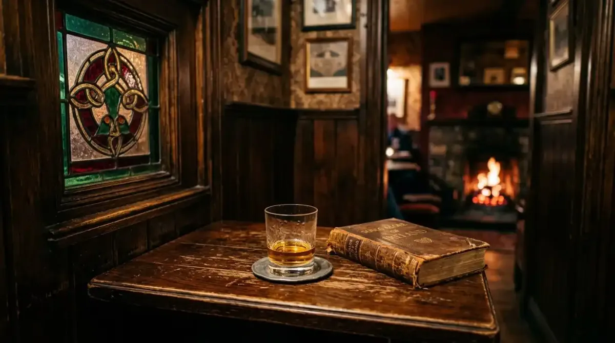 A cozy, private pub snug in a traditional Irish bar along the Wild Atlantic Way.