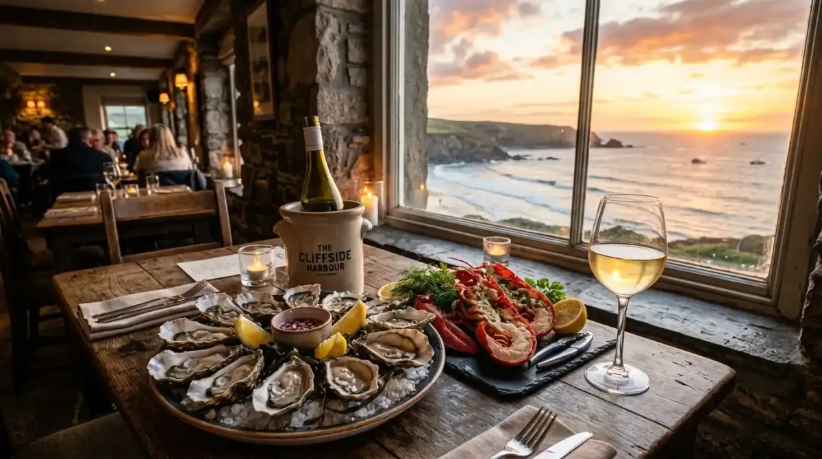 Fresh Irish seafood platter on the Wild Atlantic Way.