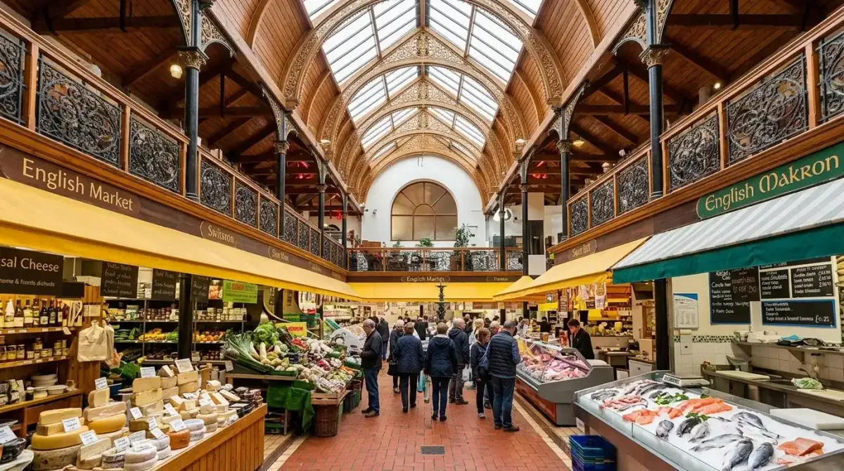 The historic English Market in Cork City, a premier culinary destination.