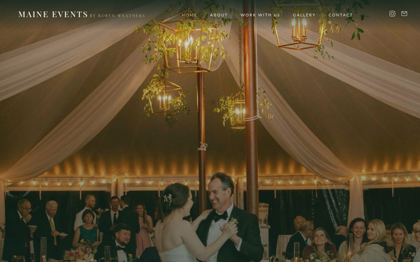 Maine Events homepage after the BrandNLead redesign