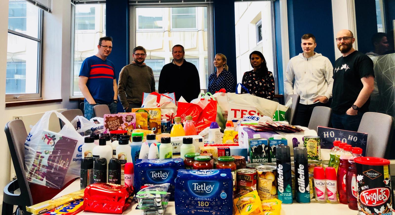 Appnovation Cardiff Food Bank Drive Success