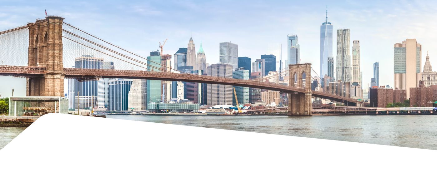 Brooklyn Bridge and the New York City skyline