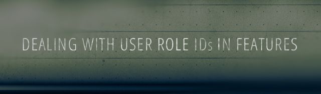 Dealing with User Role IDs in Features