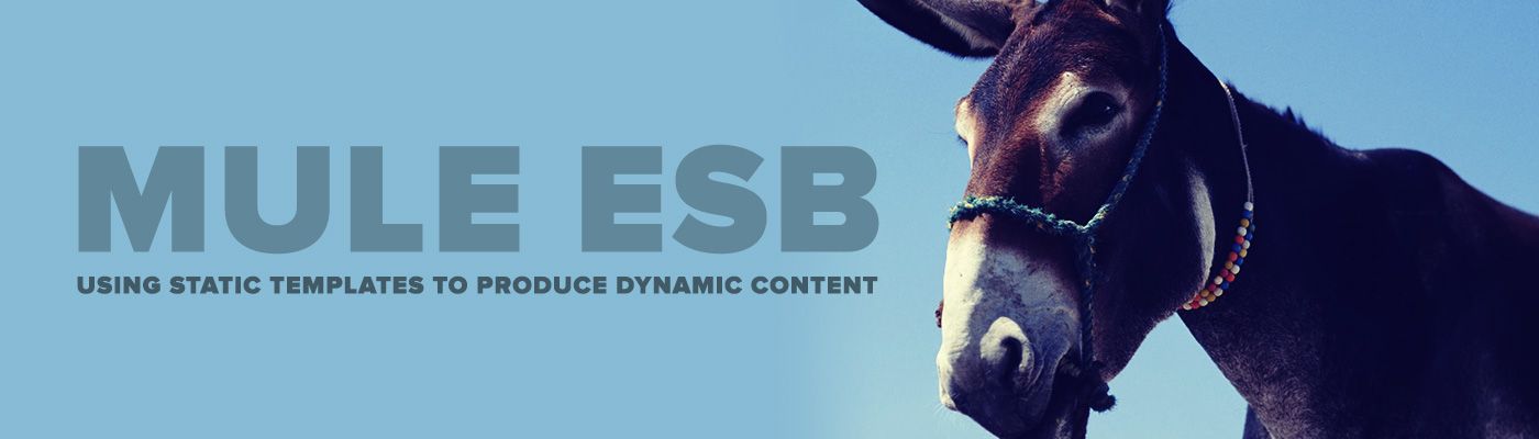 Mule ESB: Using Static Templates to Produce Dynamic Content
