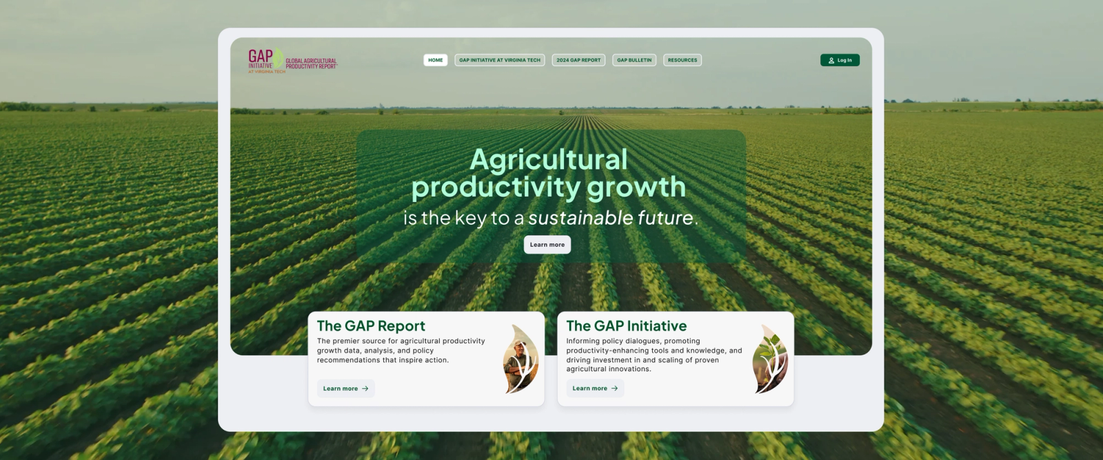 Appnovation Supports Virginia Tech's GAP IQ as Agricultural Productivity Growth Hits a 50-Year Low