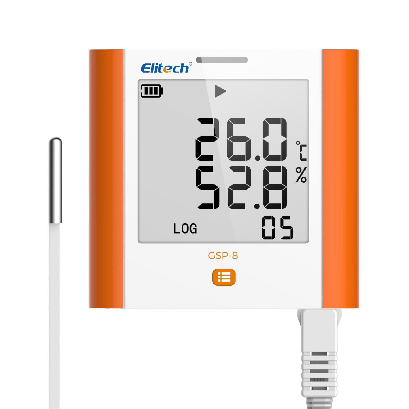 GSP-8 Ścienny Bluetooth Rejestrator Temperatury z LCD