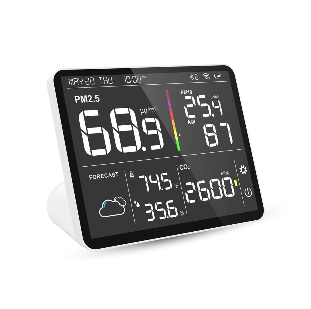 Miernik jakości powietrza PM2.5/PM10/HCHO/TVOC Temtop M100