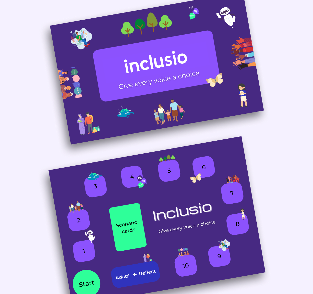 Placeholder — sfeerbeeld van het Inclusio-bordspel.