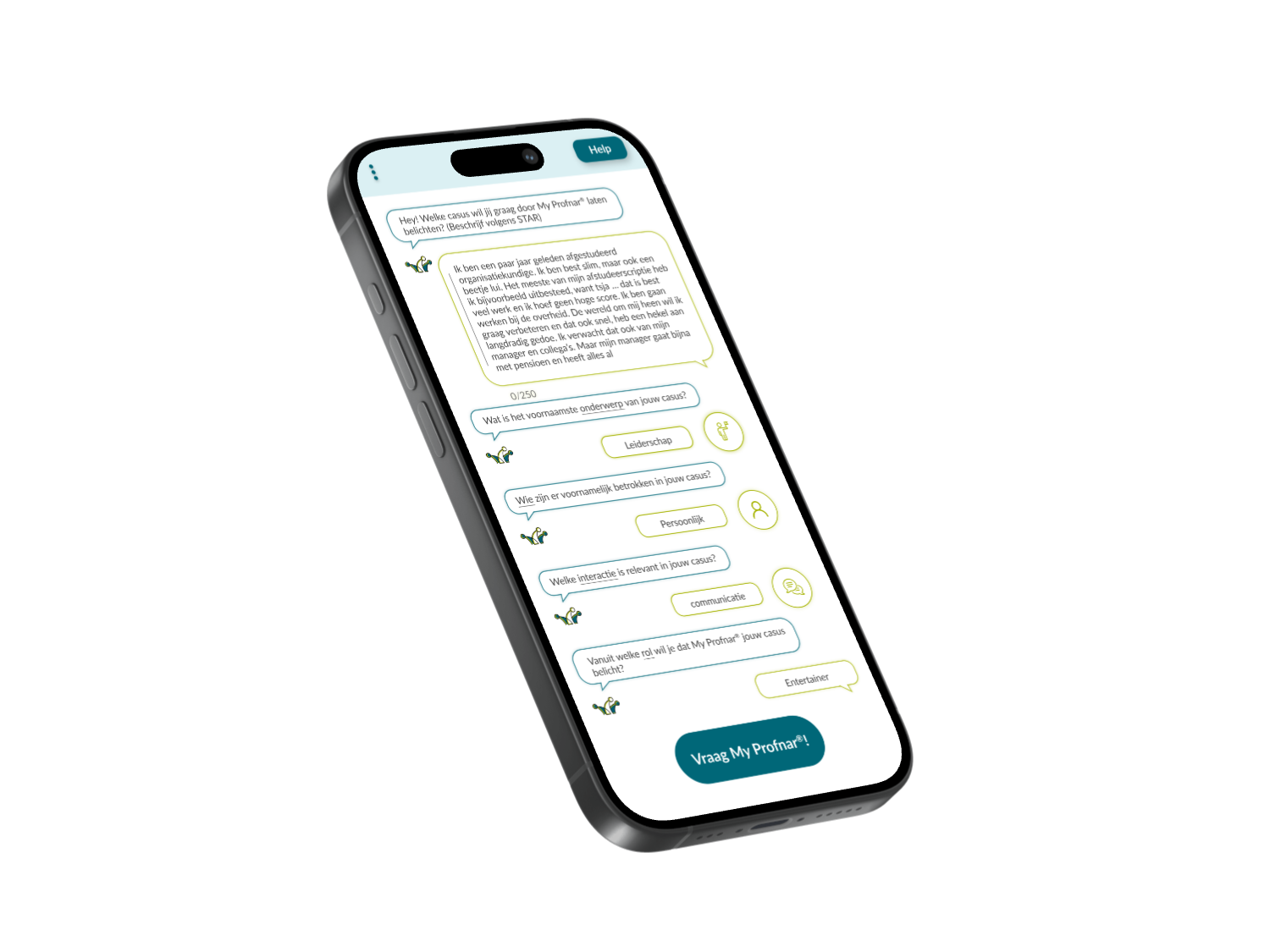 Placeholder — screens of the My Profnar app.