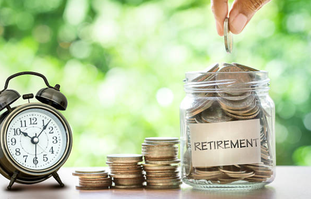 retirement savings growing over time